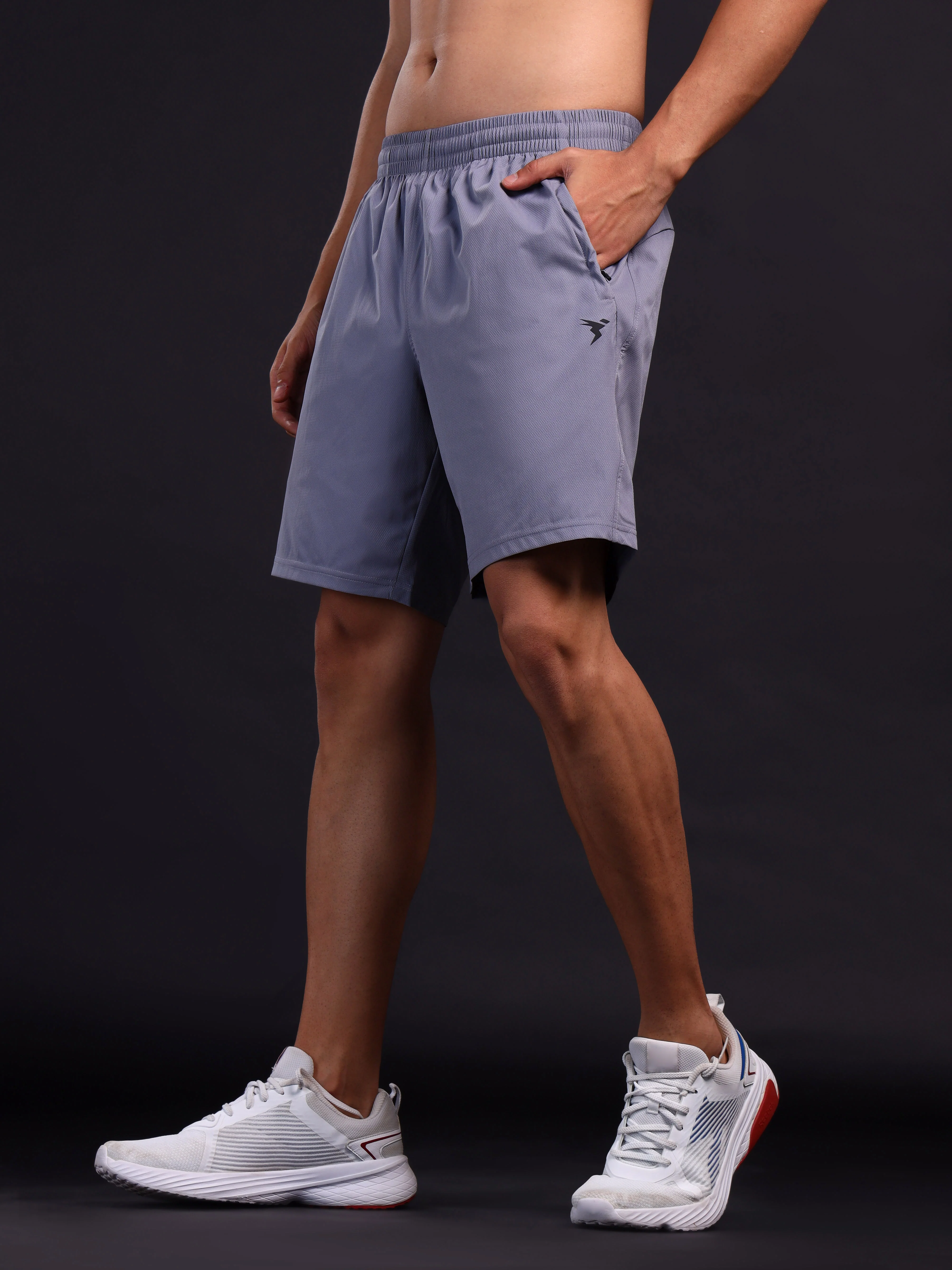 Men Solid Relax Fit Shorts with TECHNOLITE