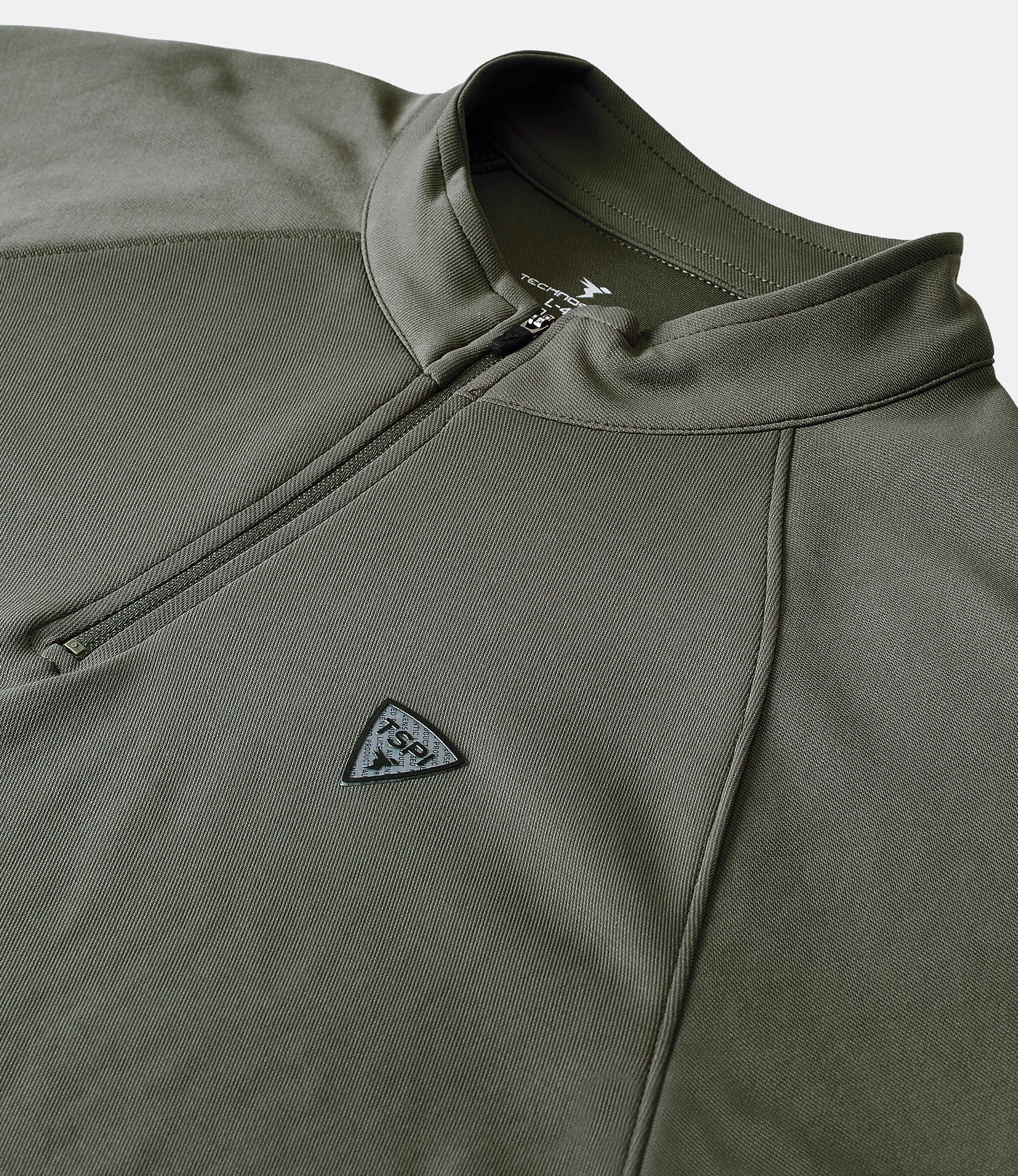 Men Solid Slim Fit Mock Neck Sports Sweatshirt with ELASTO PLUS - Image 7