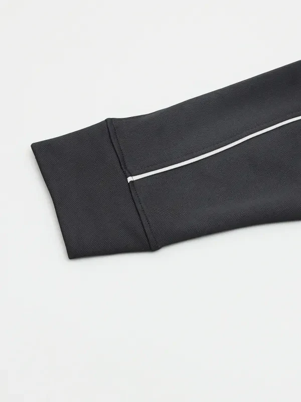 Men Solid Slim Fit Mock Neck Jacket with ELASTO PLUS - Image 8