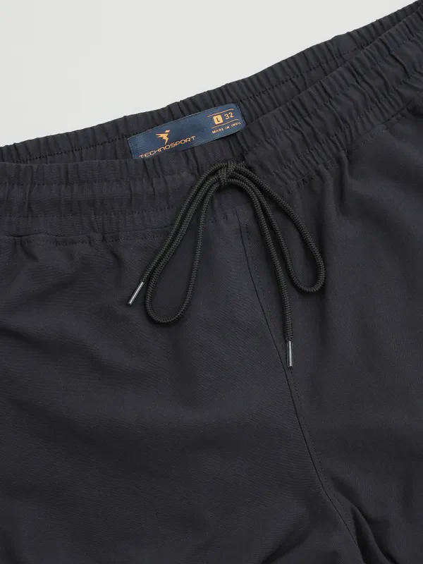 Men Solid Relax Fit Cargo Trackpants with DURACOOL+ - Image 8