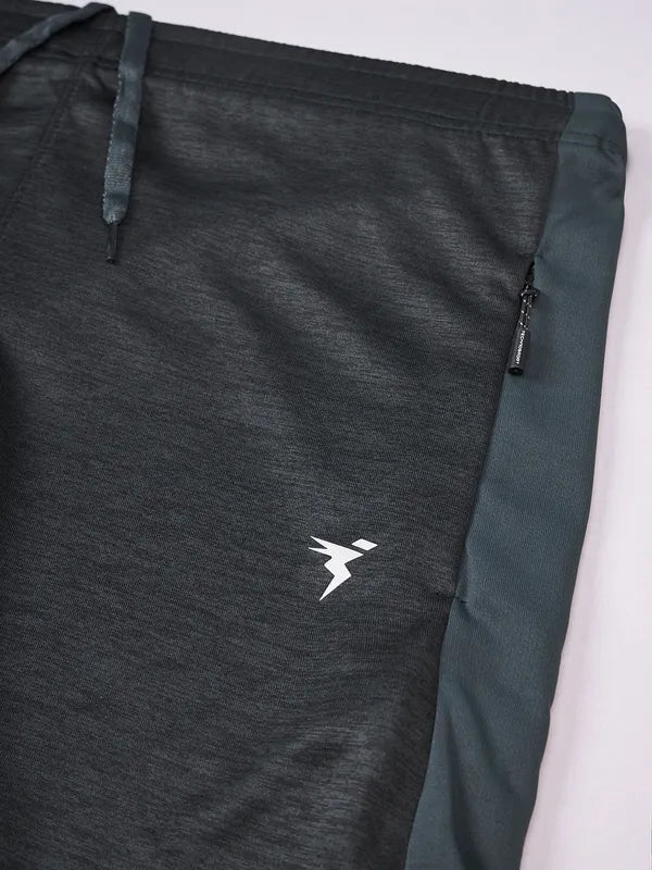 Men Melange Slim Fit Shorts with TECHNO DRY - Image 12