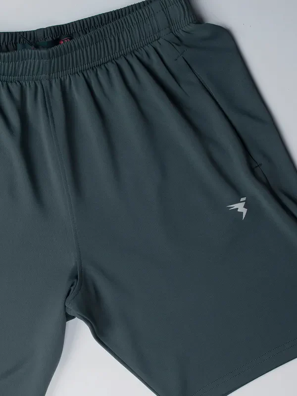 Men Solid Slim Fit Shorts with TECHNO DRY - Image 8