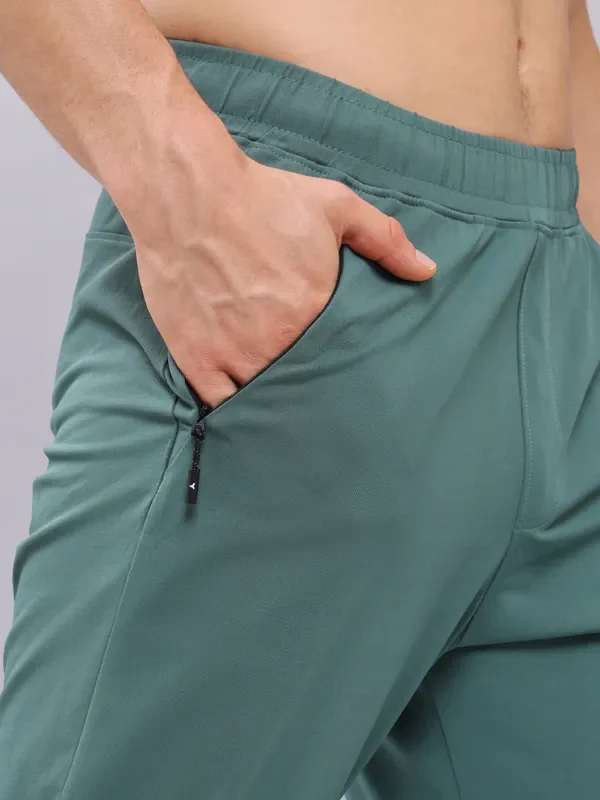 Men Solid Relax Fit Trackpants with ELASTO PLUS - Image 6
