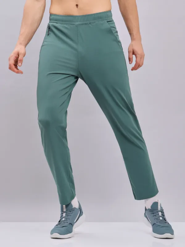 Men Solid Relax Fit Trackpants with ELASTO PLUS - Image 7