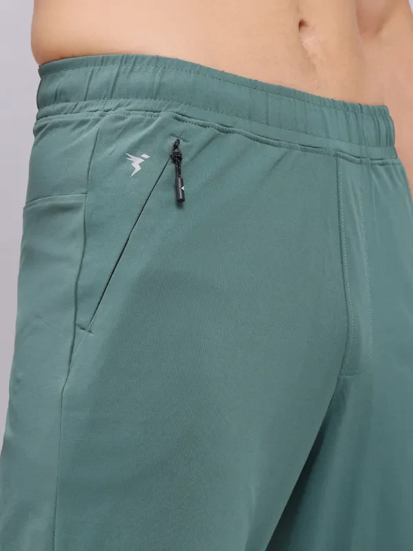 Men Solid Relax Fit Trackpants with ELASTO PLUS - Image 8