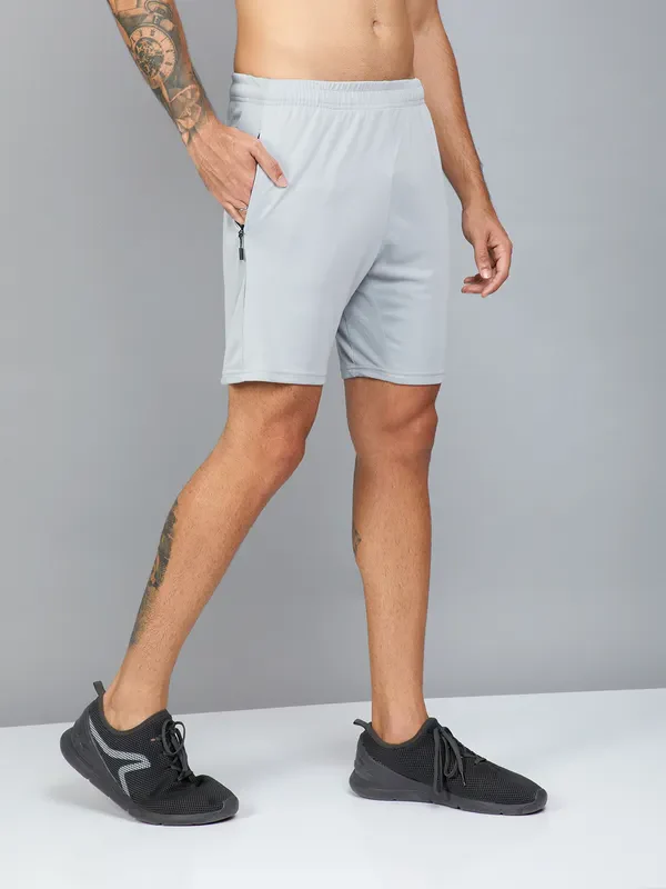 Men Solid Slim Fit Shorts with TECHNO DRY - Image 5