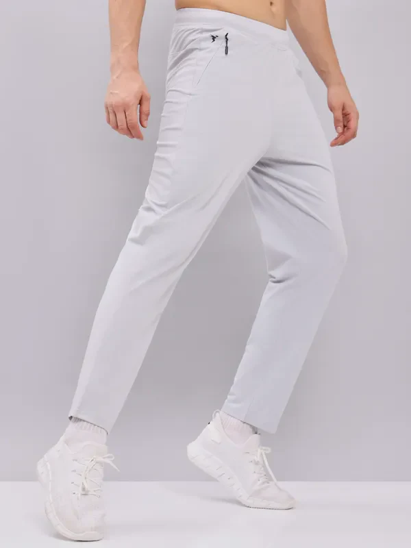 Men Solid Relax Fit Trackpants with ELASTO PLUS - Image 5