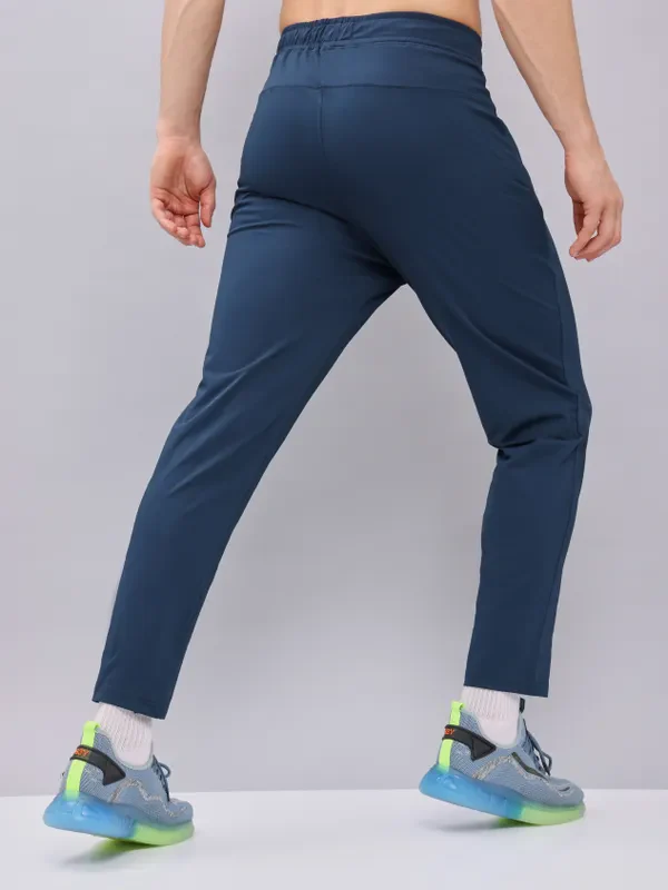 Men Solid Relax Fit Trackpants with ELASTO PLUS - Image 5