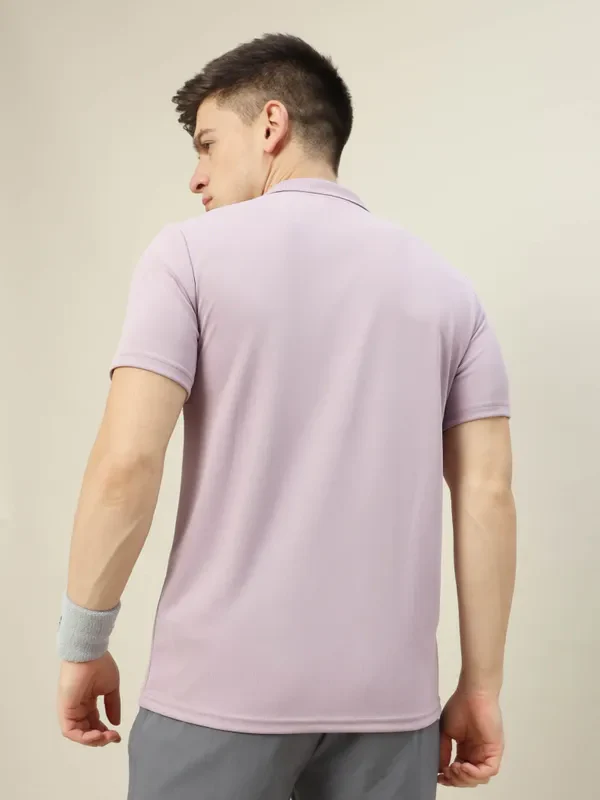 Men Colorblock Slim Fit Polo T-shirt with TECHNO COOL+ - Image 4