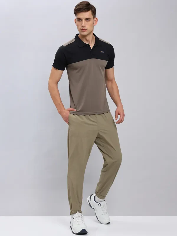 Men Colorblock Slim Fit Polo T-shirt with TECHNO COOL+ - Image 5
