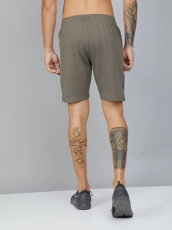 Men Solid Slim Fit Shorts with TECHNO DRY - Image 4