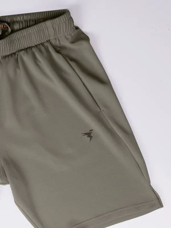 Men Solid Slim Fit Shorts with TECHNO DRY - Image 7