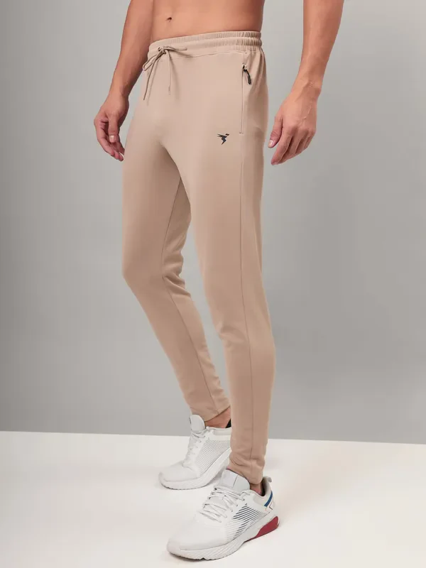 Men Solid Slim Fit Trackpants with ELASTO PLUS - Image 4