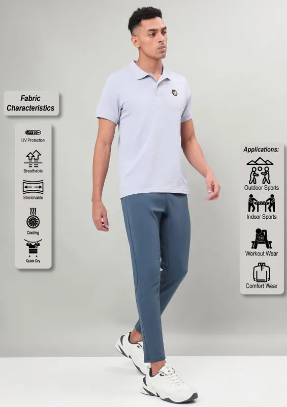 Men Solid Slim Fit Trackpants with ELASTO PLUS - Image 5