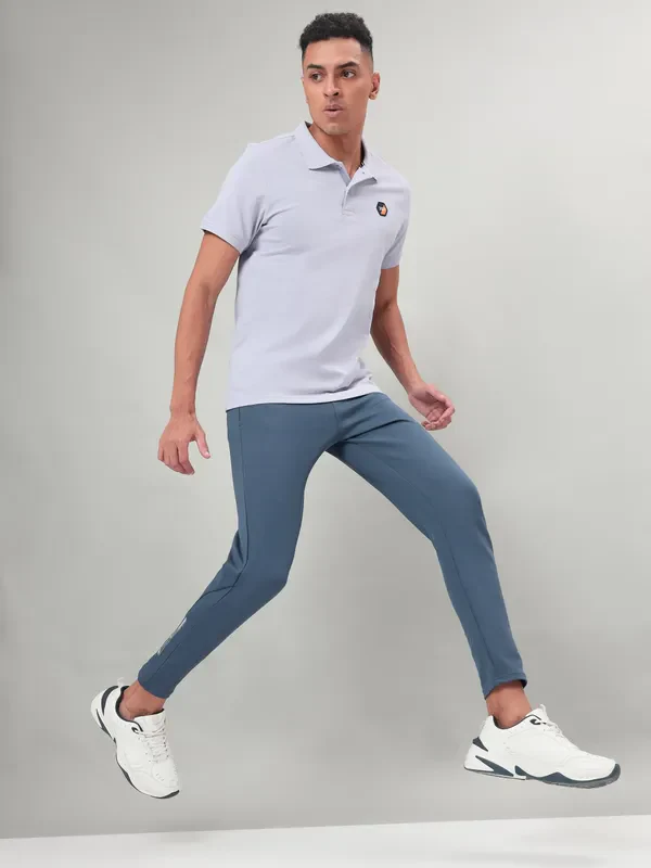 Men Solid Slim Fit Trackpants with ELASTO PLUS - Image 7