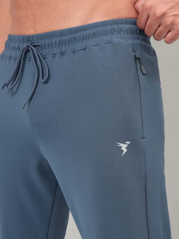 Men Solid Slim Fit Trackpants with ELASTO PLUS - Image 8