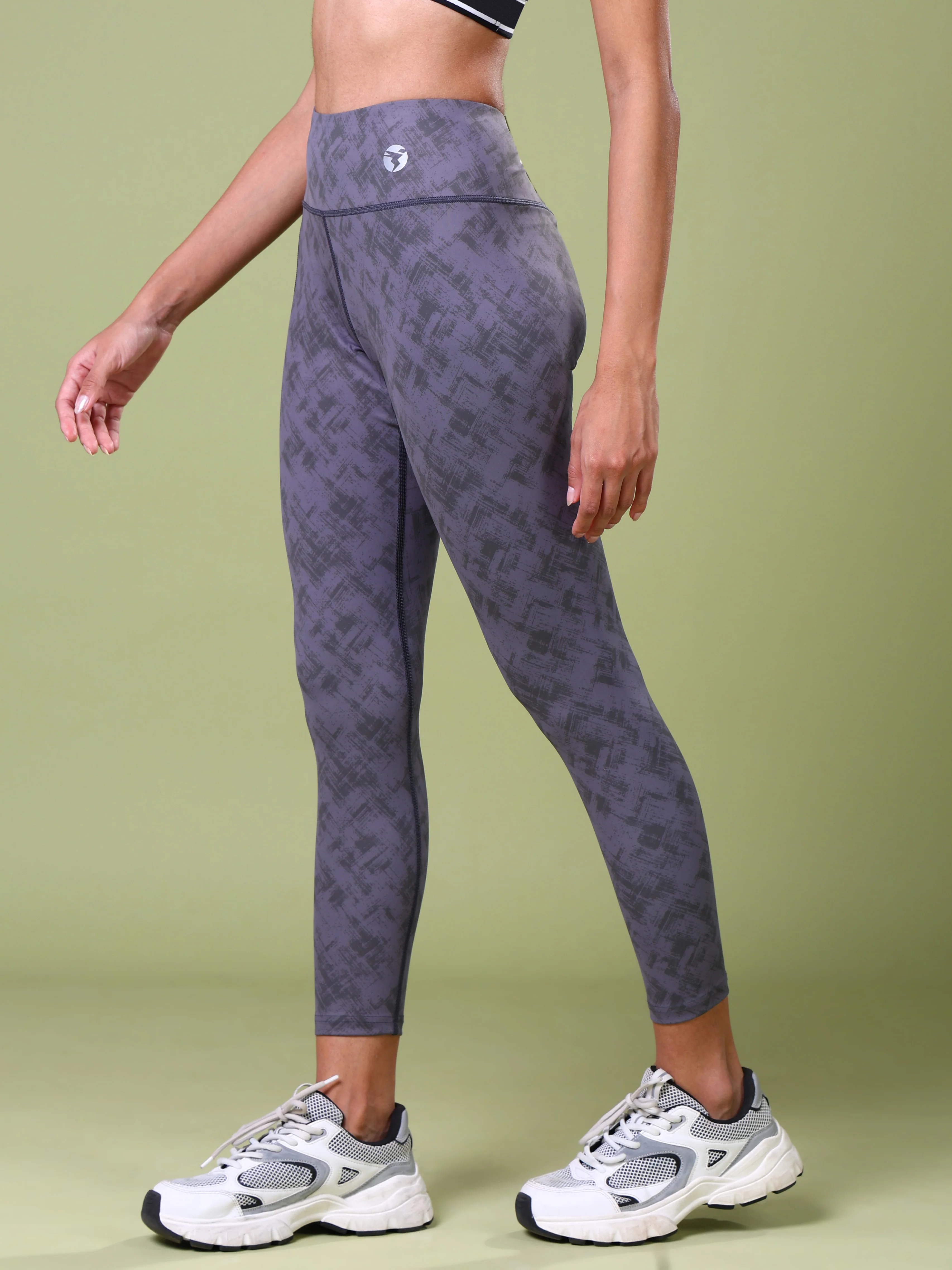 Women Printed Slim Fit Tights with ELASTO PLUS - Image 4
