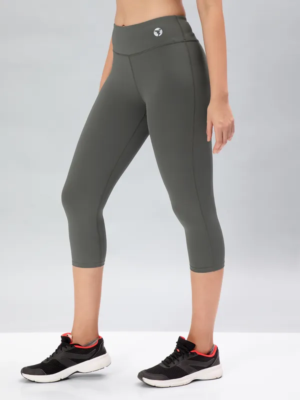 Women Solid Slim Fit Tights with ELASTO PLUS - Image 3