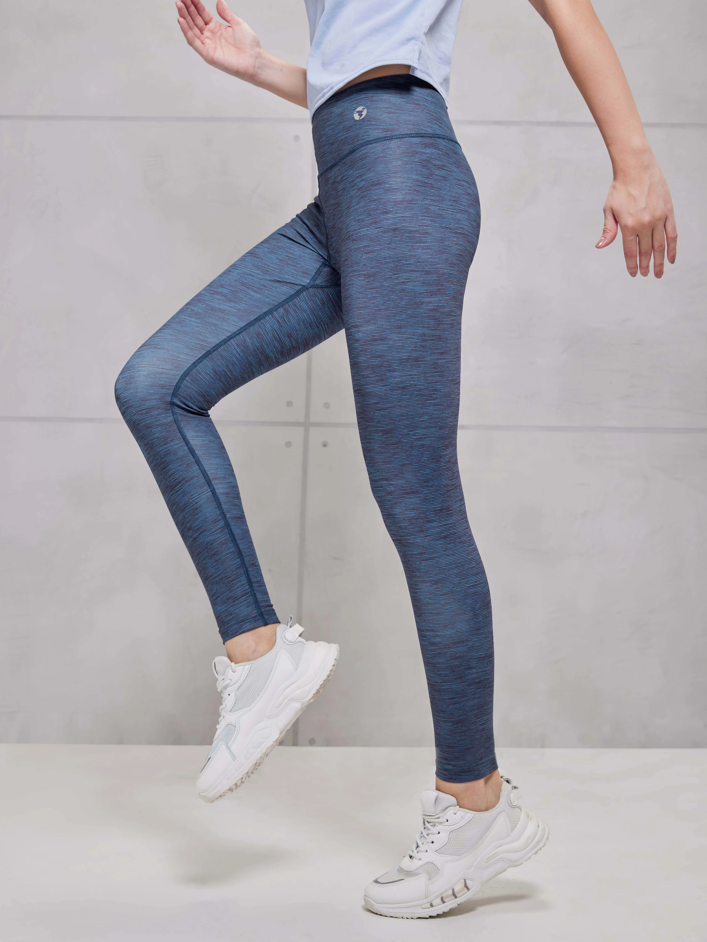 Women Printed Slim Fit Tights with ELASTO PLUS - Image 3