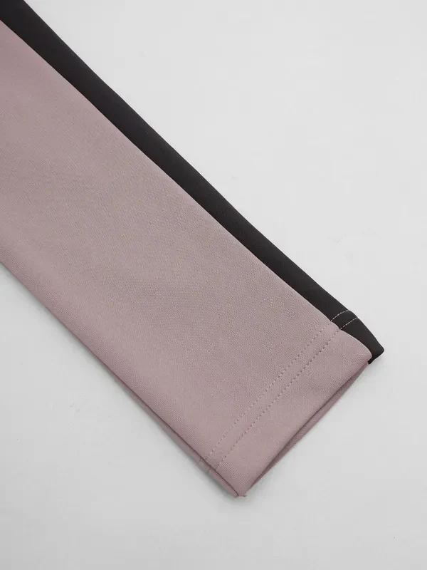 Women Colorblock Slim Fit Crew Neck Pullover with ELASTO PLUS - Image 7