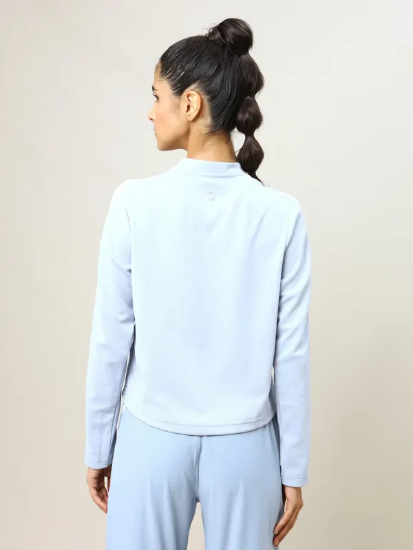 Women Colorblock Slim Fit Crew Neck Pullover with ELASTO PLUS - Image 5