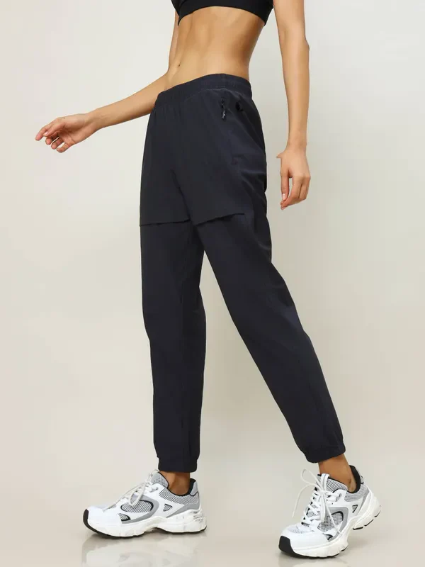 Women Solid Relax Fit Joggers with DURACOOL+ - Image 6
