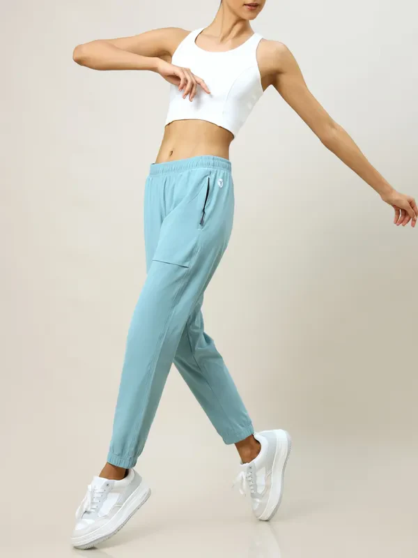 Women Solid Relax Fit Joggers with DURACOOL+ - Image 7
