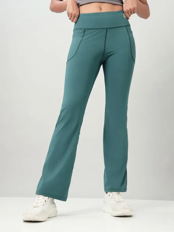 Women Solid Fit & Flare Pants with ELASTO PLUS - Image 6
