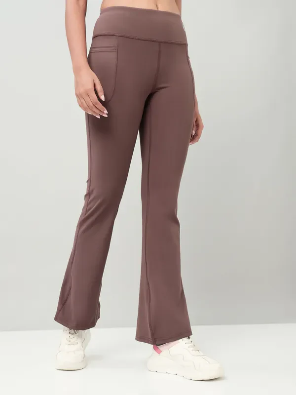 Women Solid Fit & Flare Pants with ELASTO PLUS - Image 5