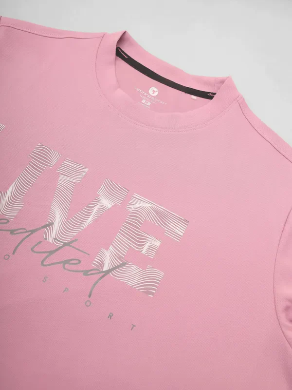 Women Printed Boxy Fit Crew Neck T-shirt with TECHNO COOL+ - Image 7
