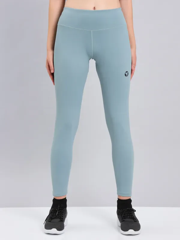 Women Solid Slim Fit Tights with ELASTO PLUS - Image 2