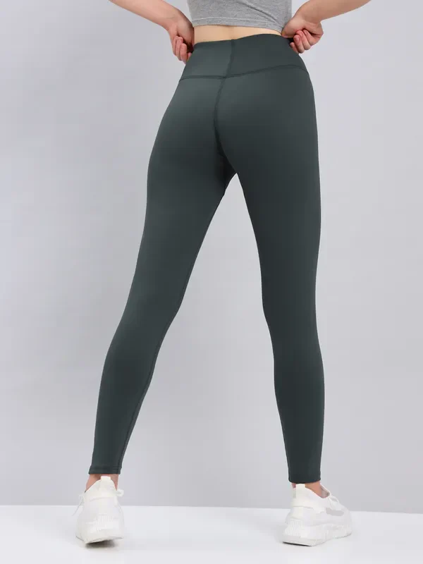 Women Solid Slim Fit Tights with ELASTO PLUS - Image 3