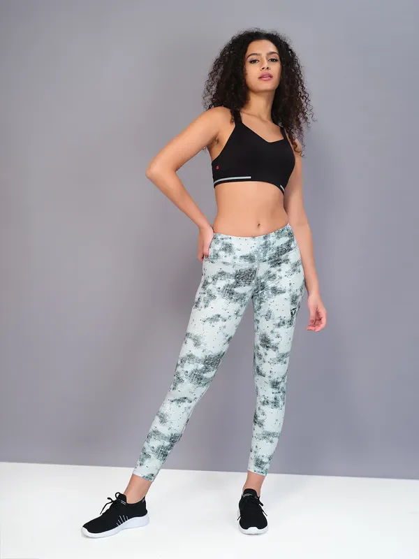 Women Printed Slim Fit Tights with TECHNO COOL - Image 2