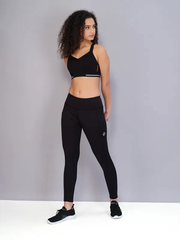 Women Solid Slim Fit Tights with ELASTO PLUS - Image 5