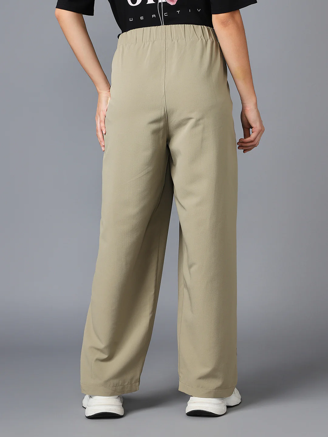 Women Korean Style Baggy Pants Wide Leg Trousers with TECHNOLITE - Image 3