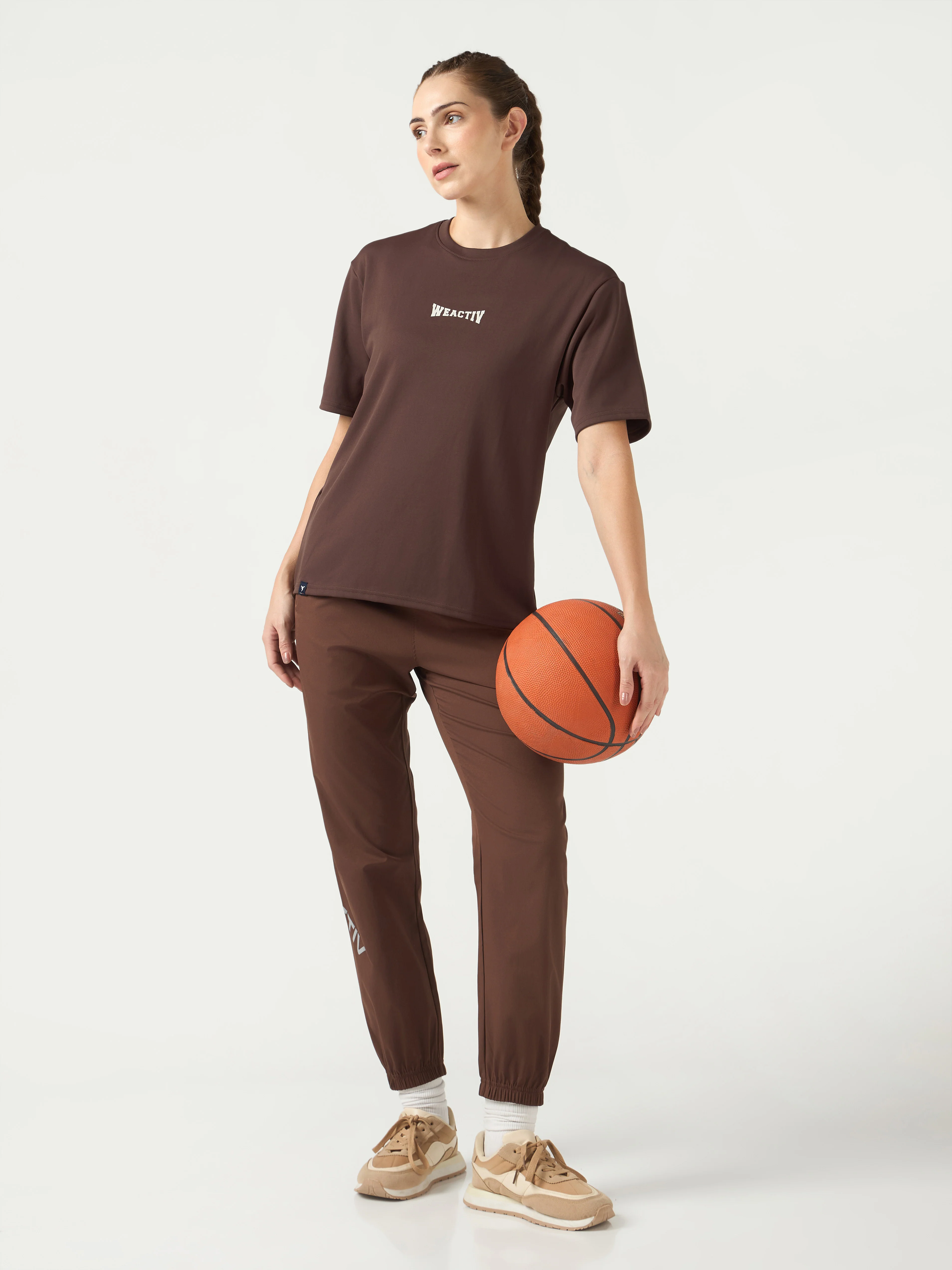 Women Oversized Back Print T-Shirt with Elastoplus - Image 5
