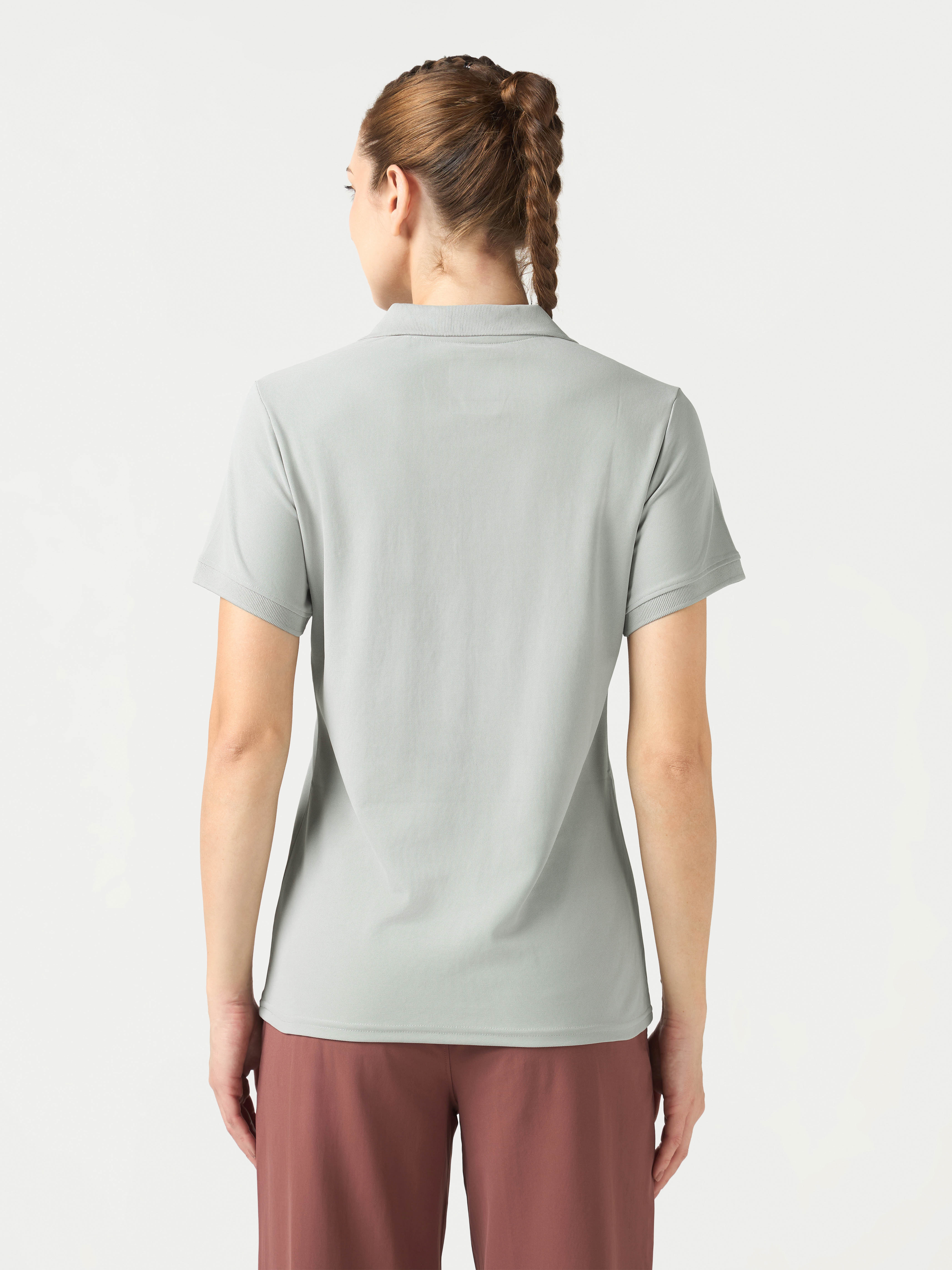 Women Pack of 2 Solid Slim Fit Polo T-shirt with MATPIQ - Image 3
