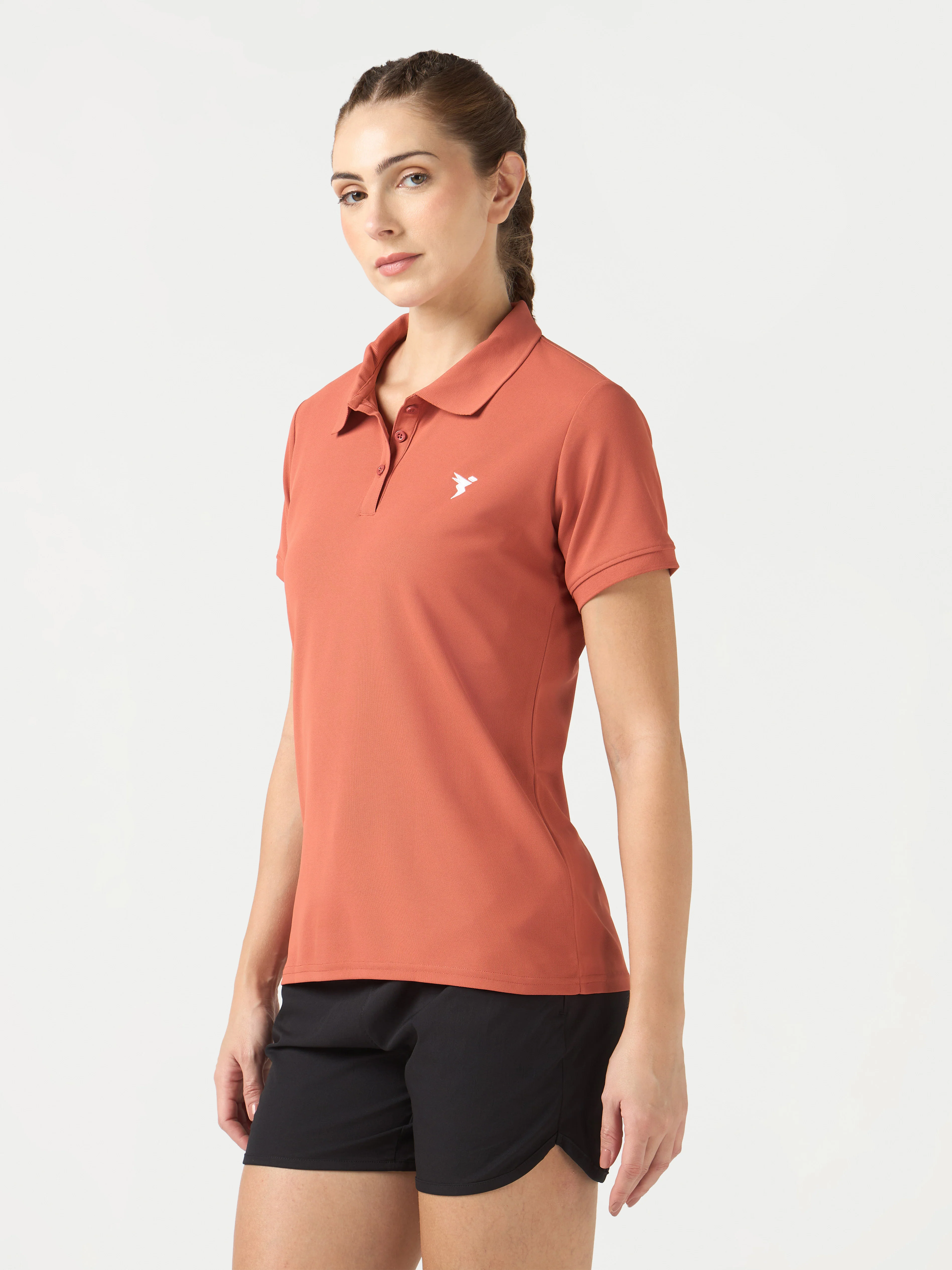 Women Pack of 2 Solid Slim Fit Polo T-shirt with MATPIQ - Image 4