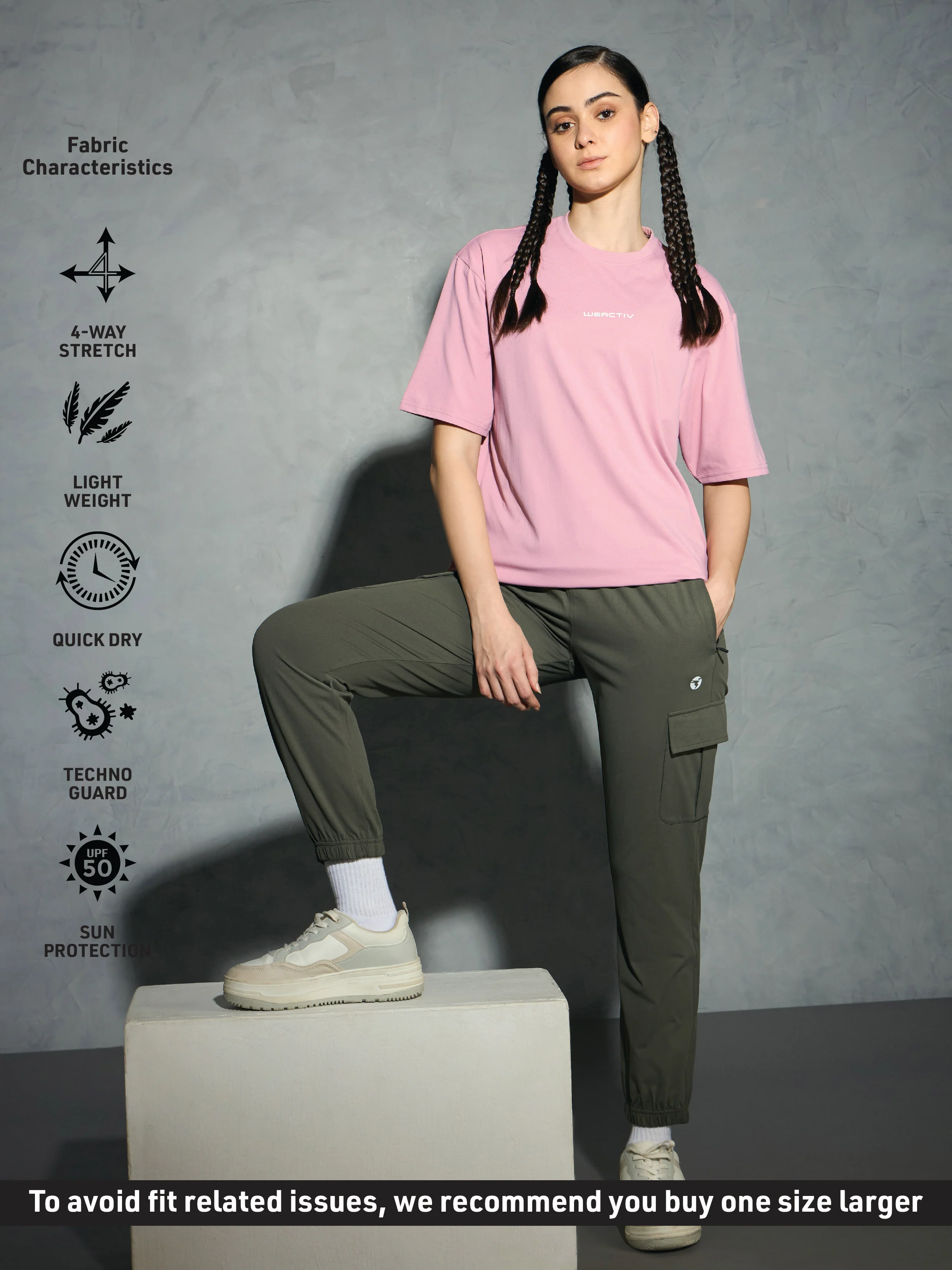Women Printed Boxy Fit Round Neck T-shirt with COTFLEX - Image 5