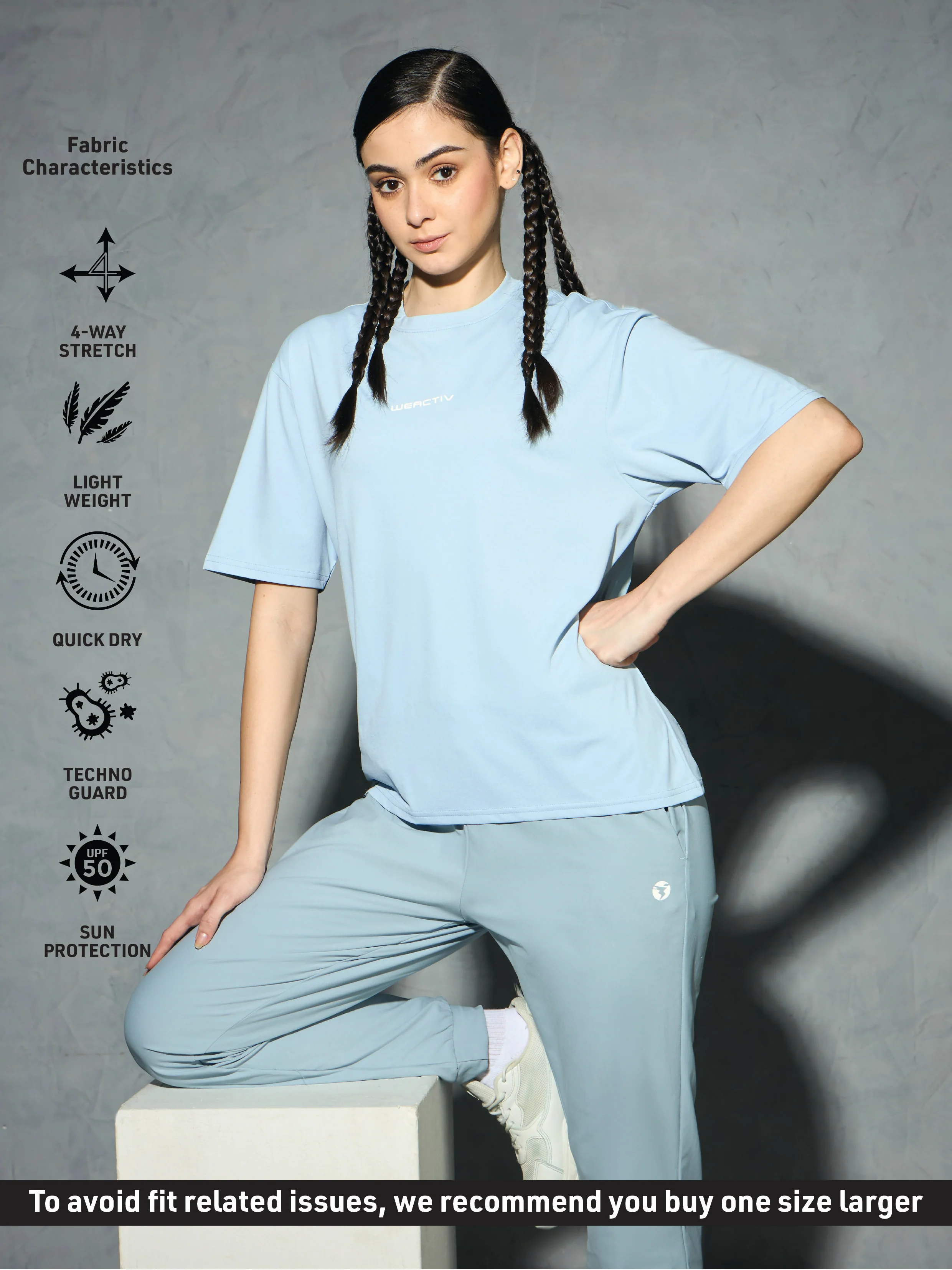 Women Printed Boxy Fit Round Neck T-shirt with COTFLEX - Image 4
