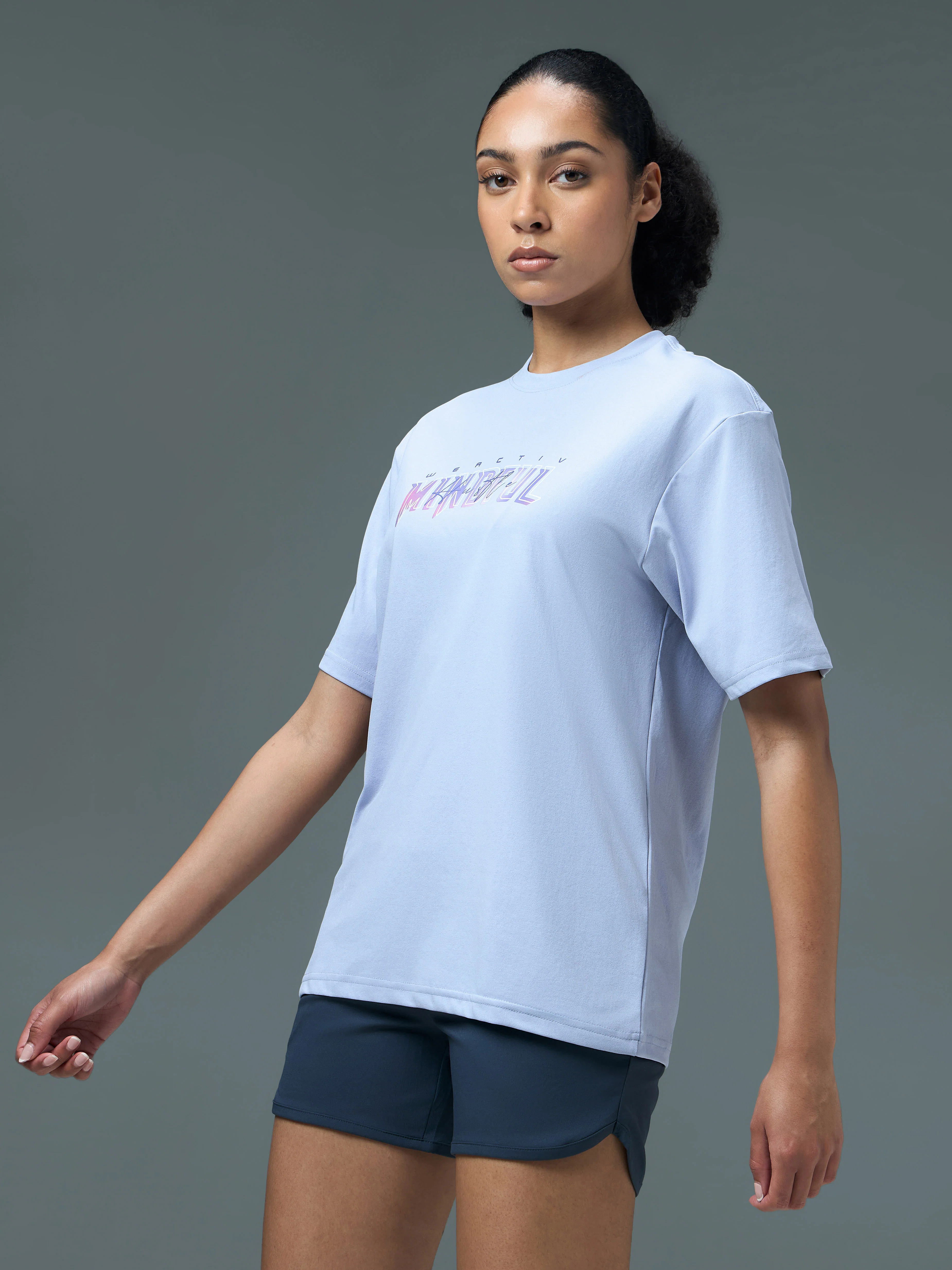 Women Printed Regular Fit Round Neck T-shirt with COTFLEX - Image 4