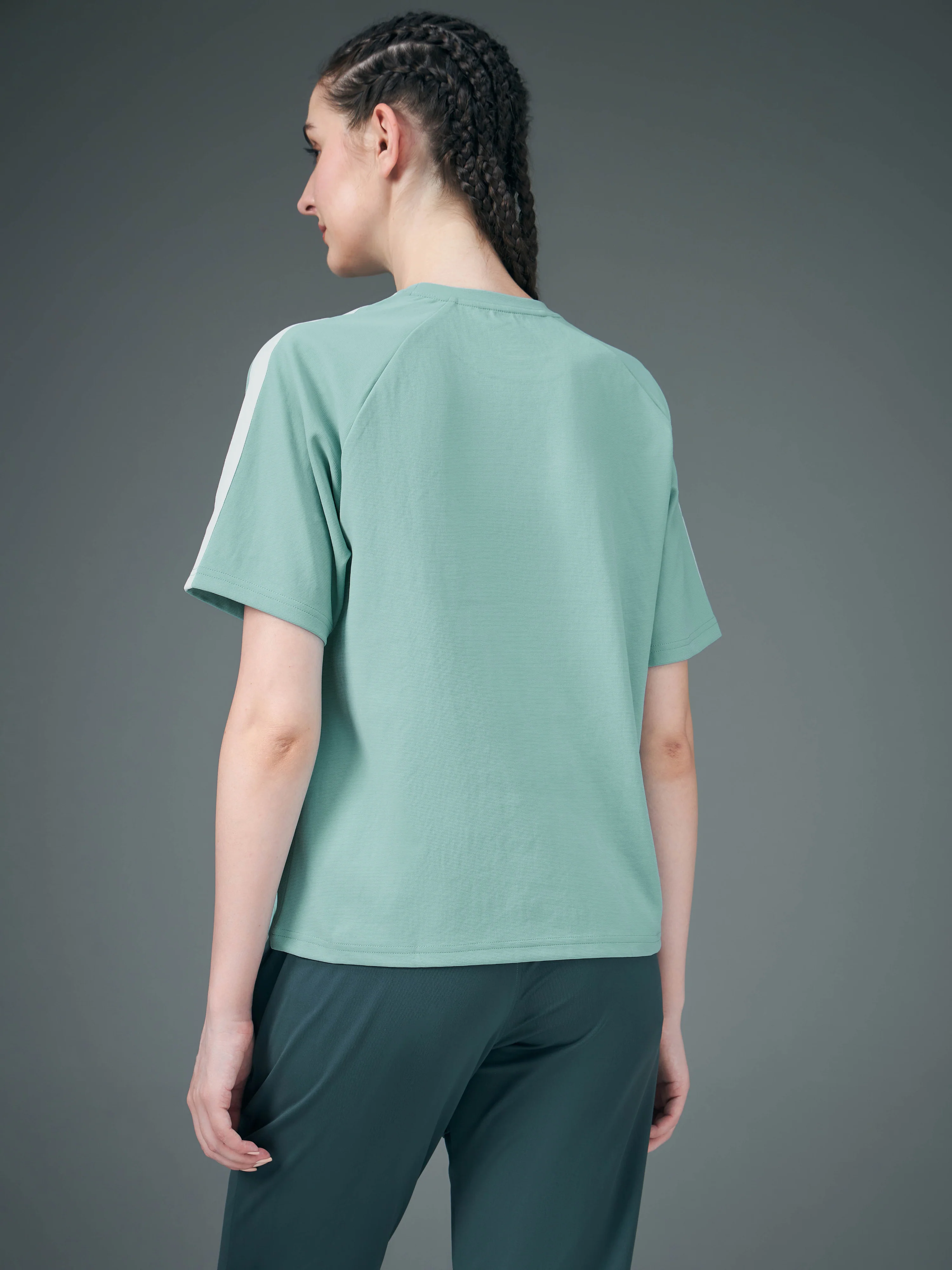 Women Printed Relaxed Fit Round Neck T-shirt with ELASTOPLUS - Image 2