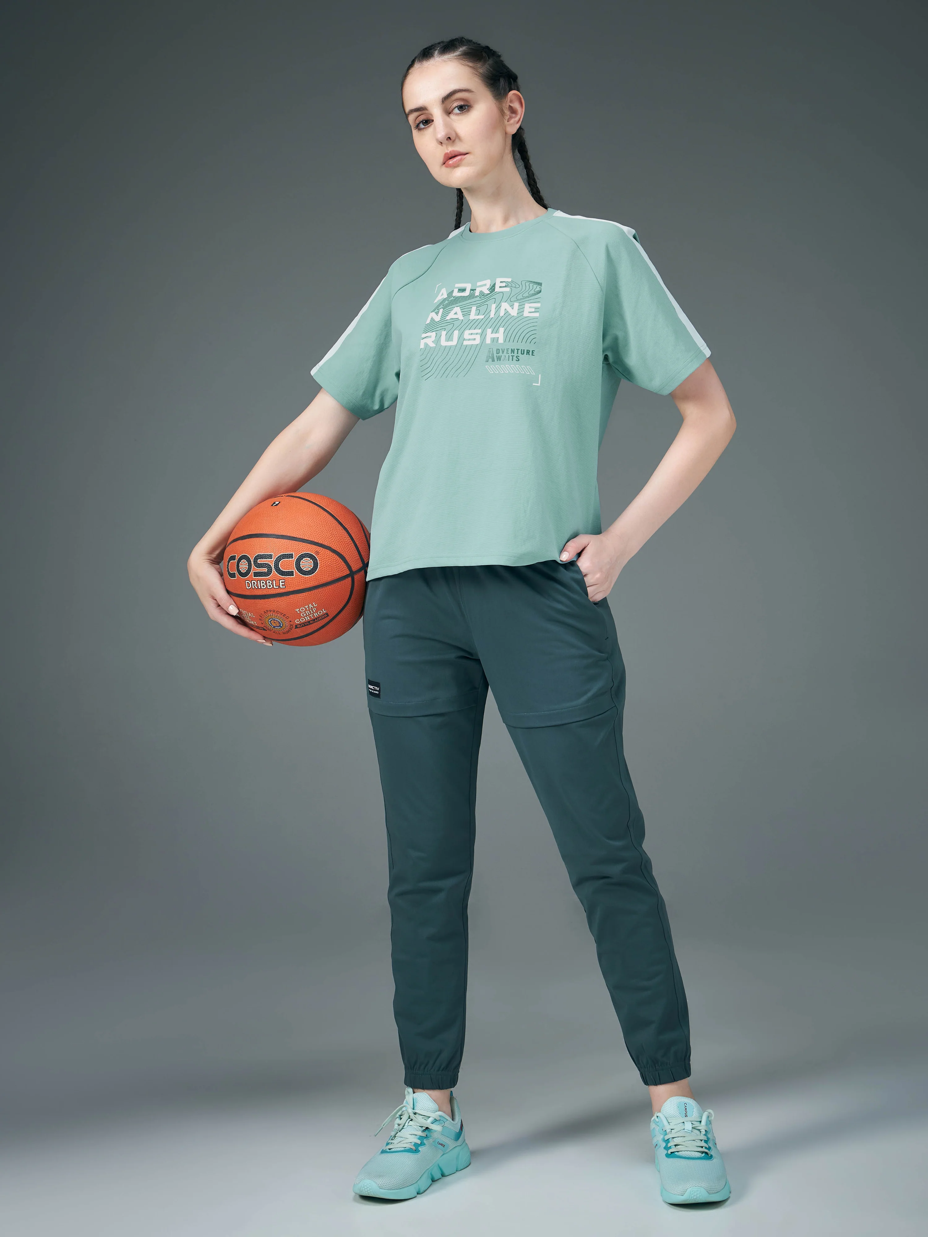 Women Printed Relaxed Fit Round Neck T-shirt with ELASTOPLUS - Image 4