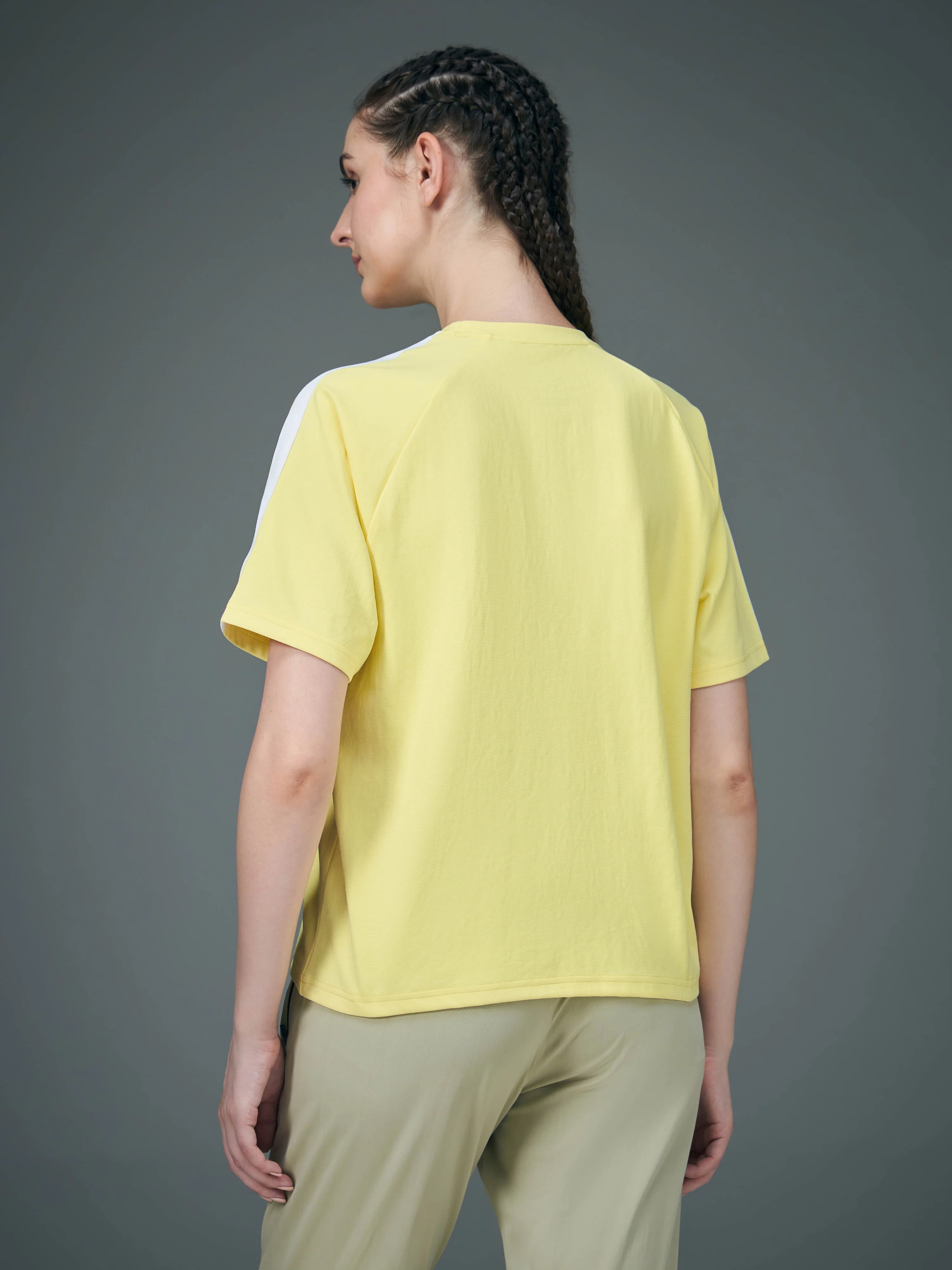 Women Printed Relaxed Fit Round Neck T-shirt with ELASTOPLUS - Image 3