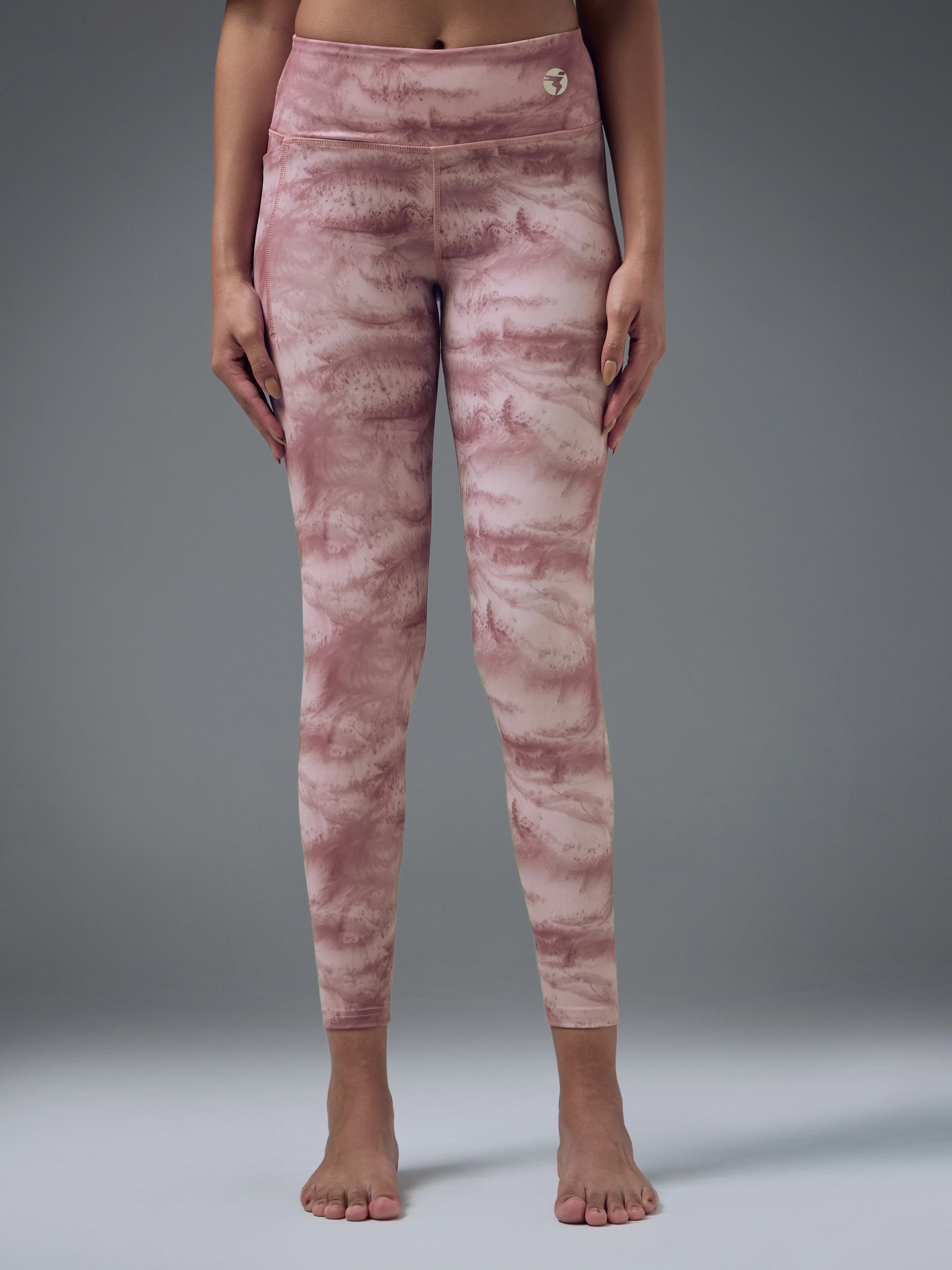 Women Printed Slim Fit Tights with ELASTO PLUS - Image 2