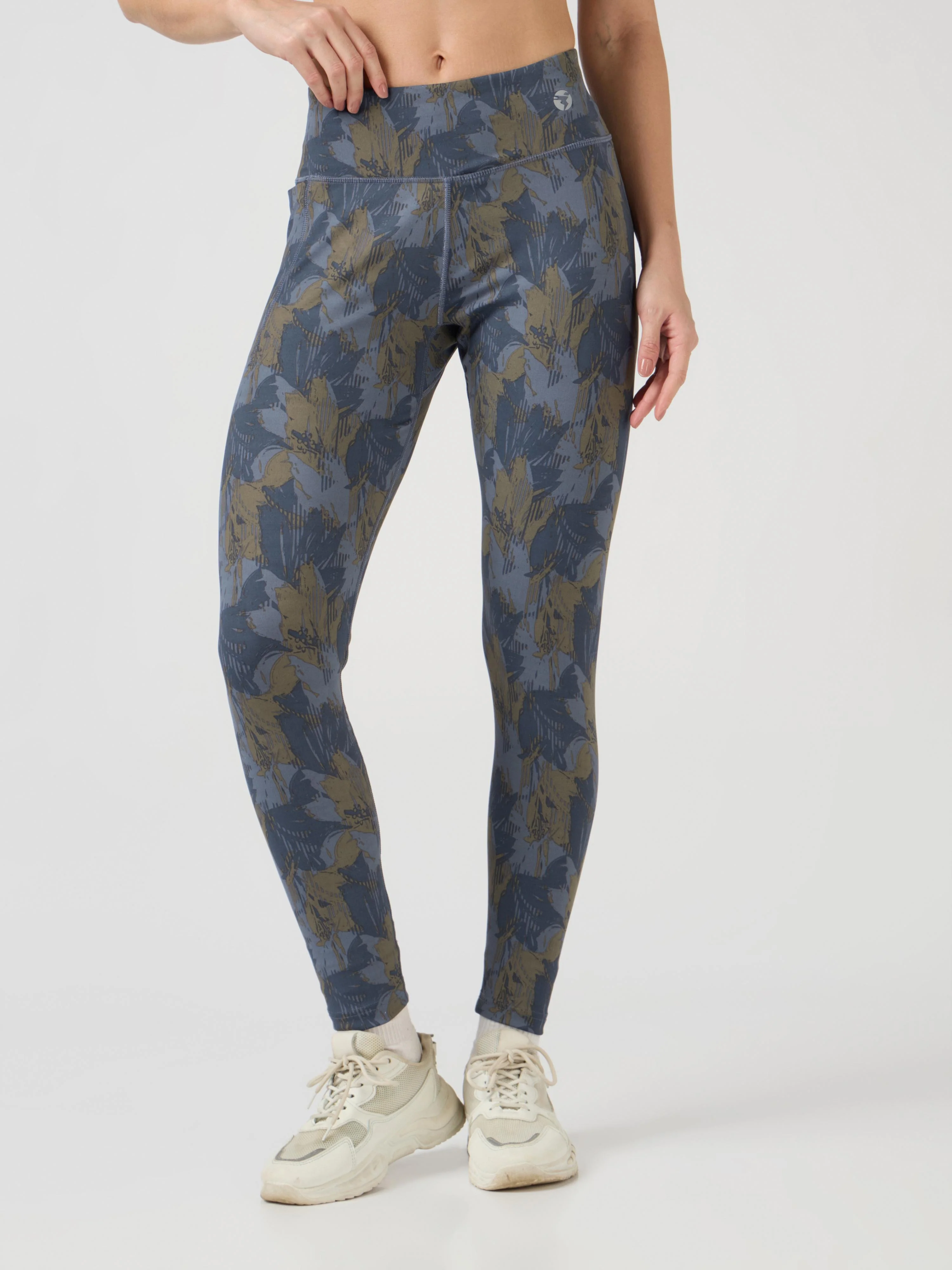 Women Printed Slim Fit Tights with ELASTO PLUS - Image 2