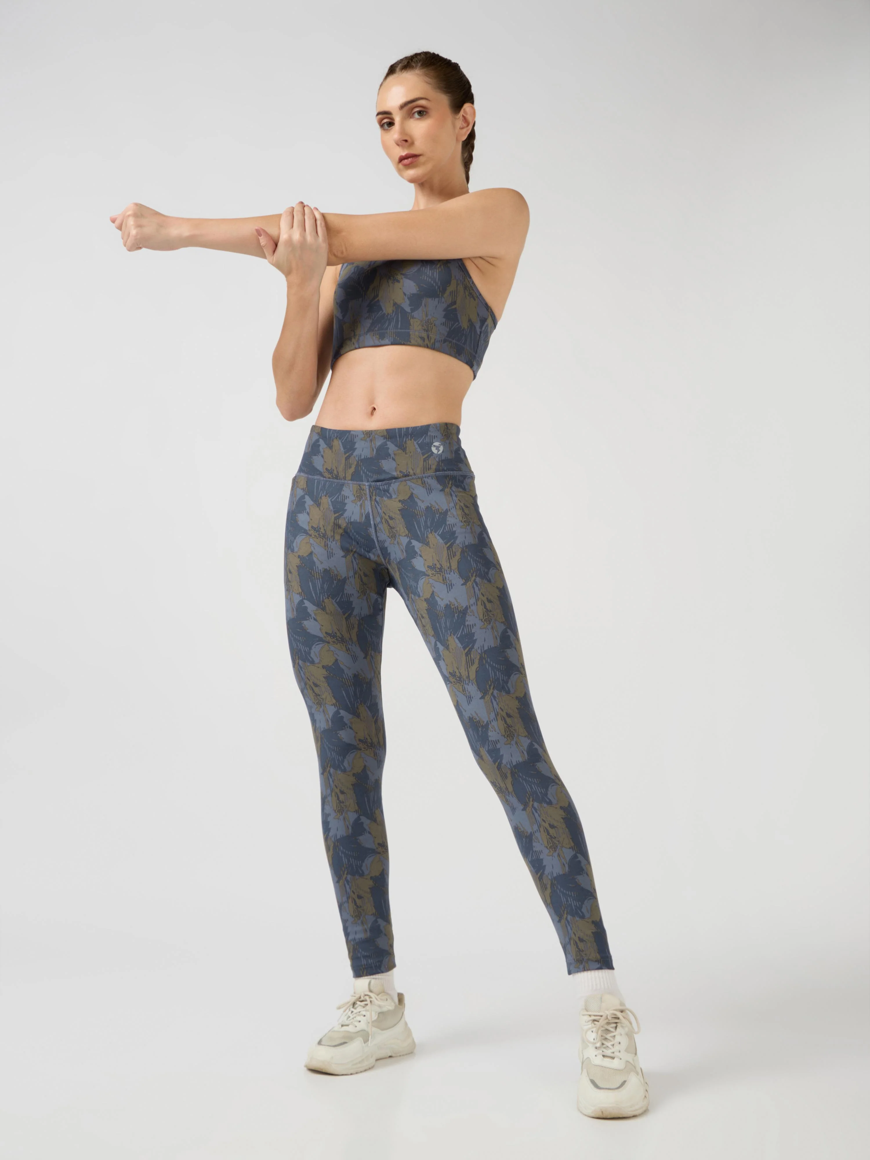 Women Printed Slim Fit Tights with ELASTO PLUS - Image 5