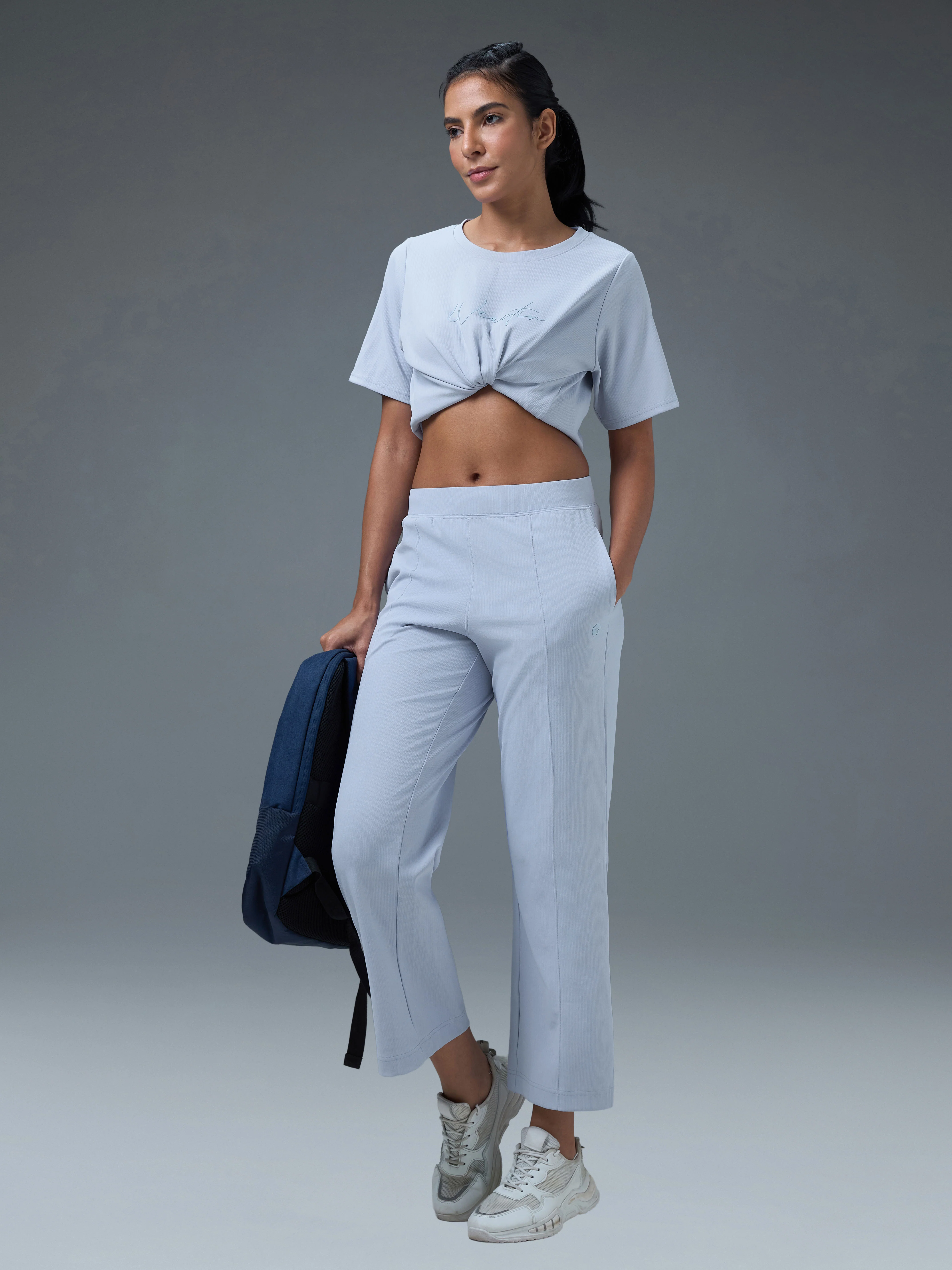 Women Relaxed Fit Sports Trackpants with ELASTO PLUS - Image 2