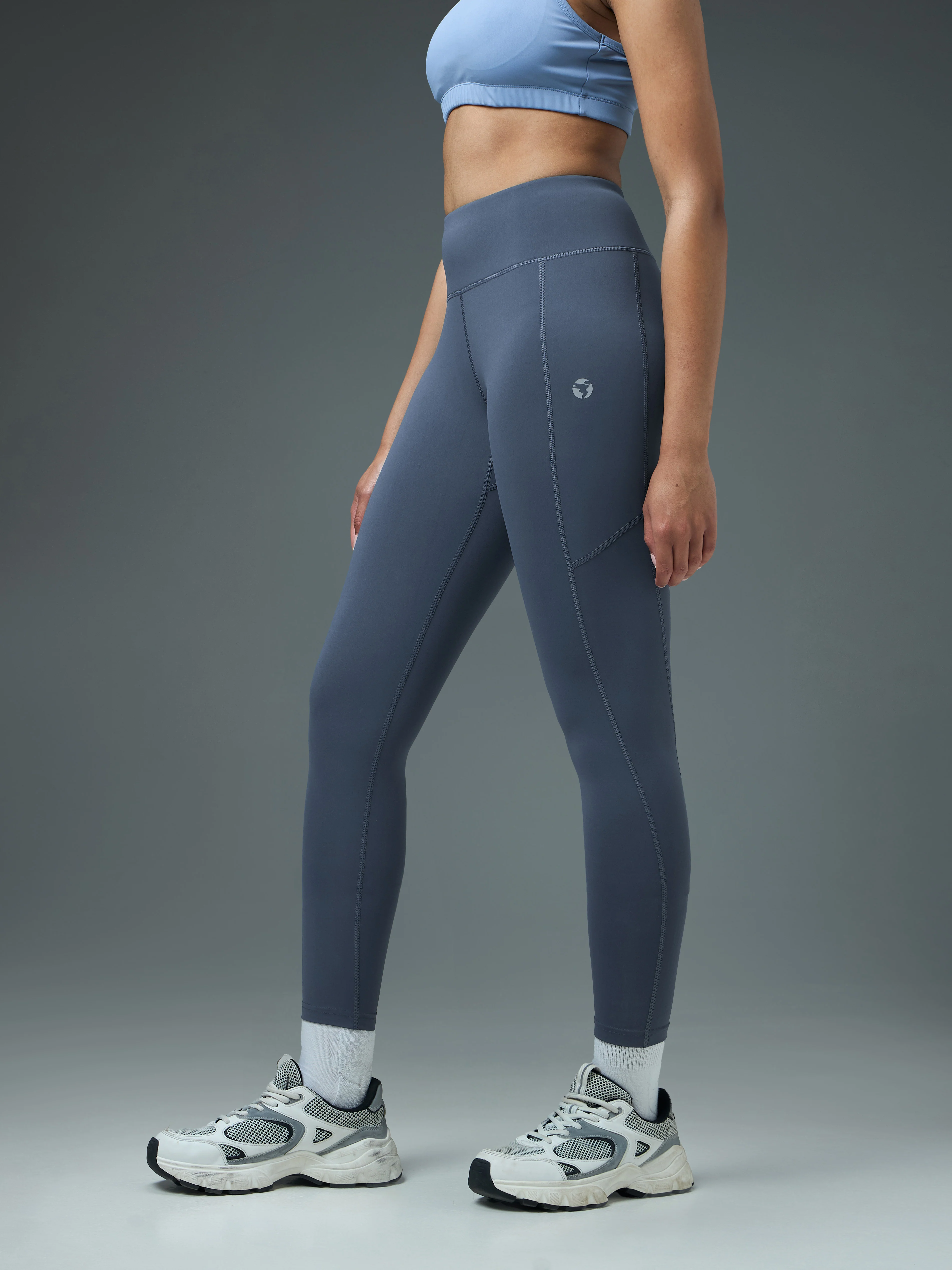 Women Solid Slim Fit Tights with ELASTO LITE - Image 4