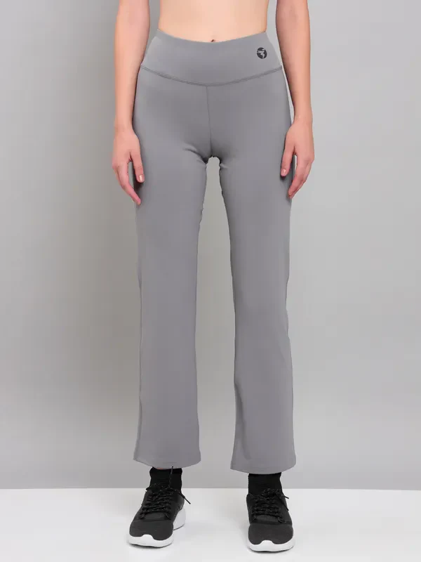 Women Solid Straight Pants with ELASTO PLUS